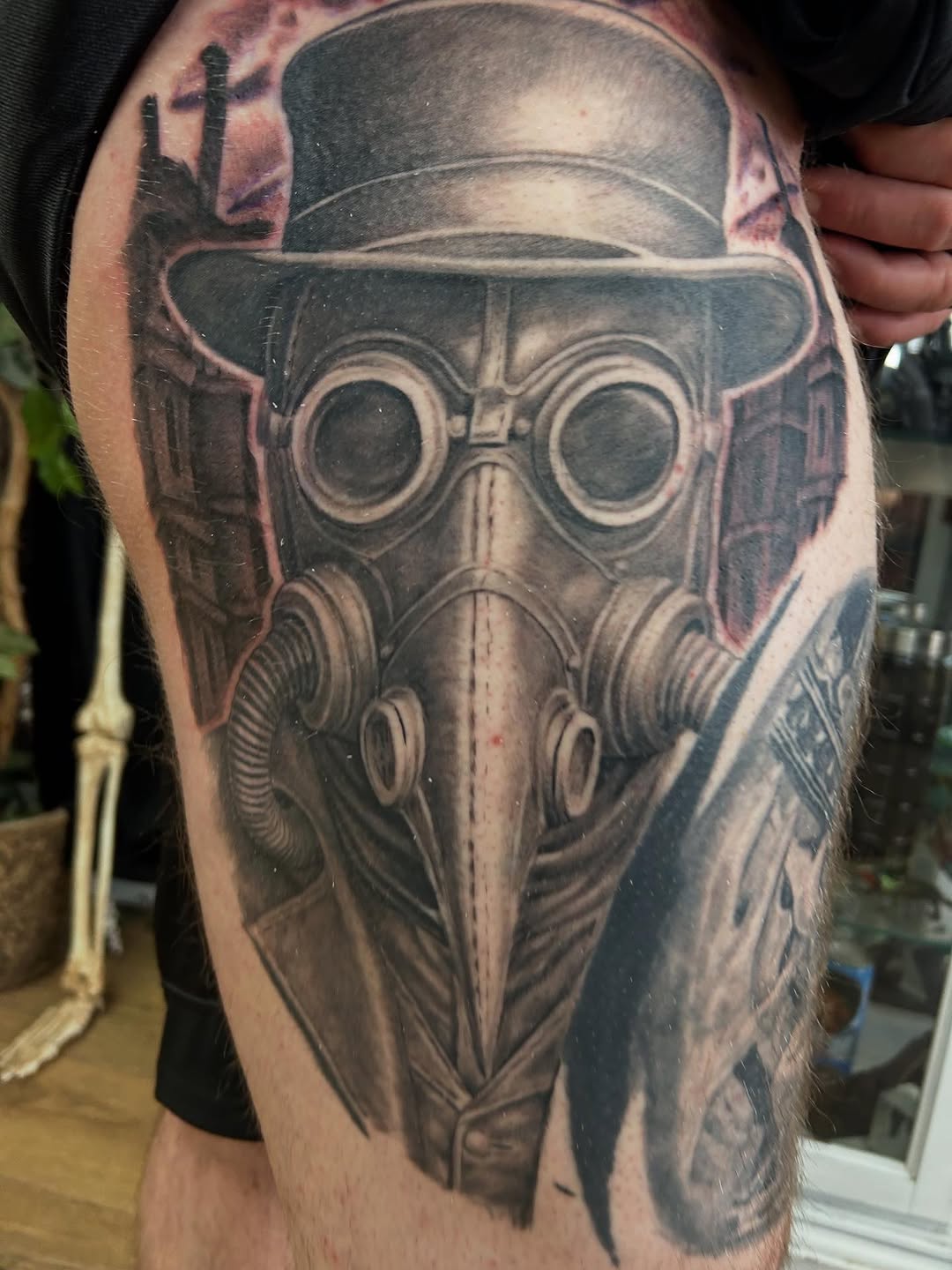 Tattoo by @fridaynighttattoos — realism, black_and_grey