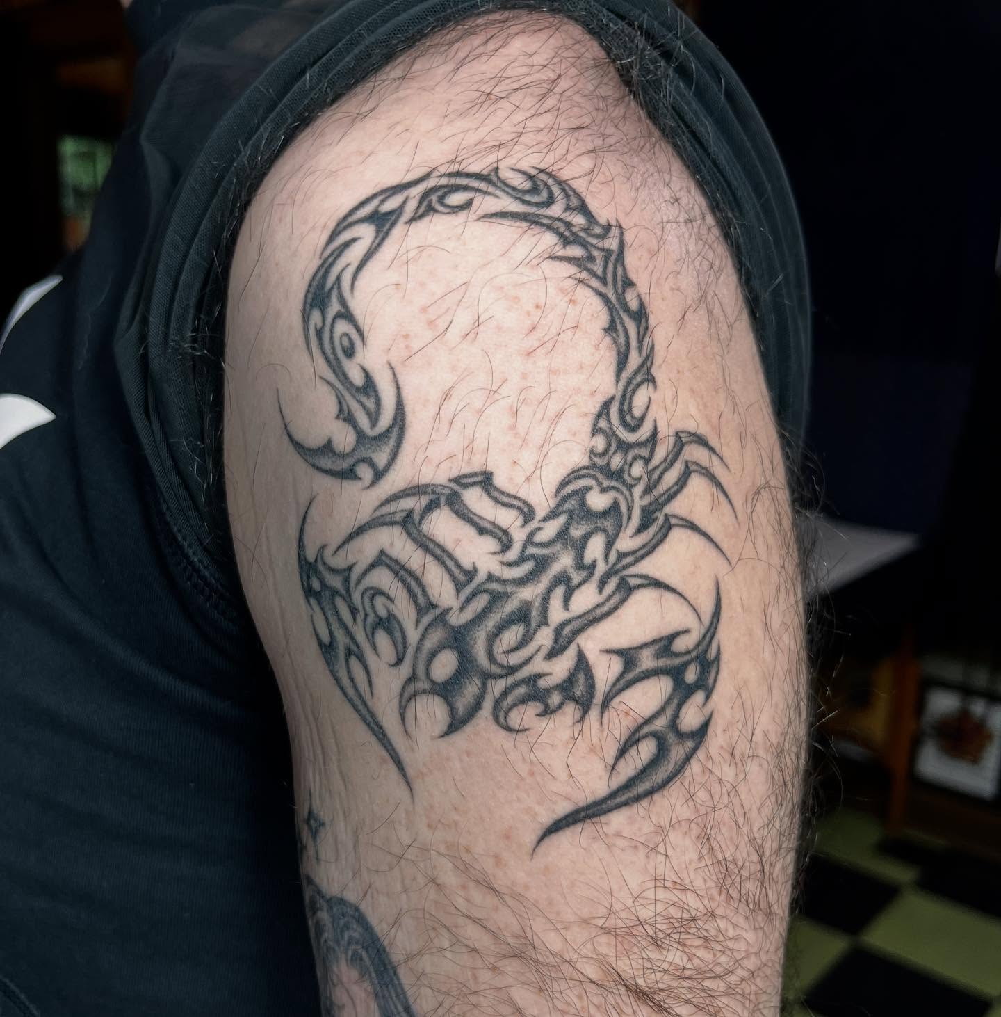 Tattoo by @dagger.eyes — tribal