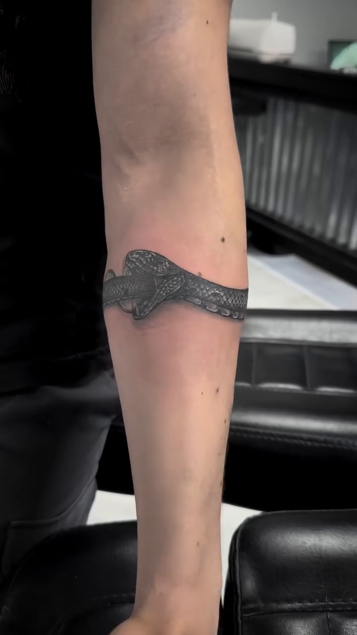 Tattoo by @noochtattoos — black_and_grey, realism