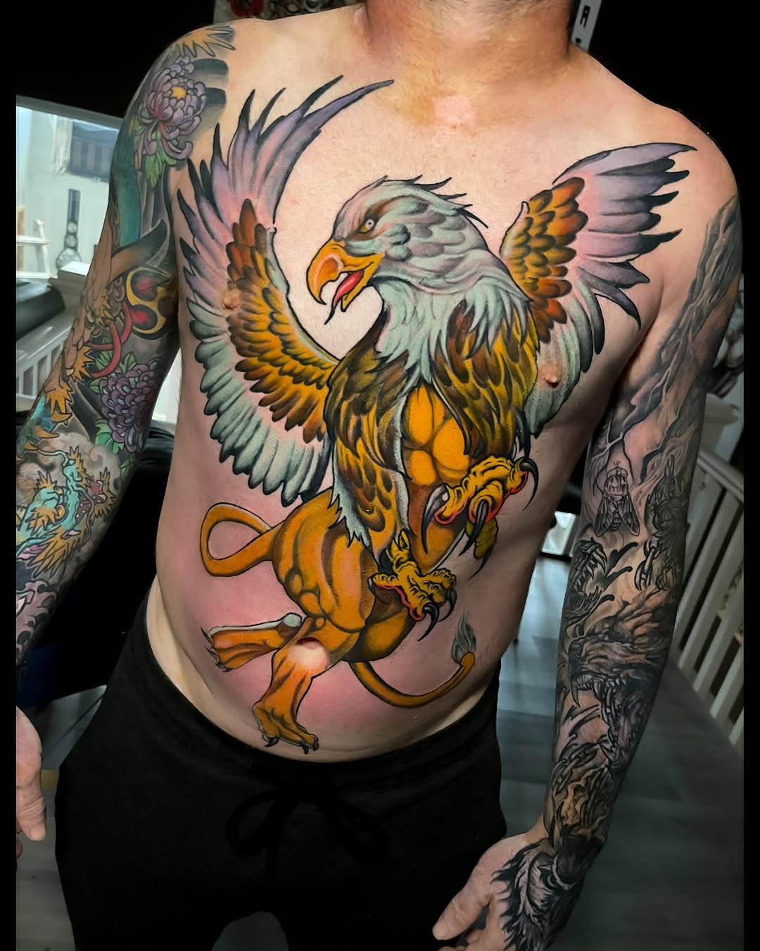 Tattoo by @noahmorristattoos — neo_traditional, realism