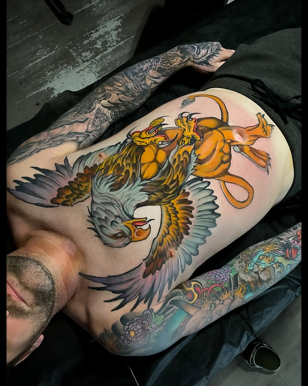 Tattoo by @noahmorristattoos — japanese_irezumi, neo_traditional