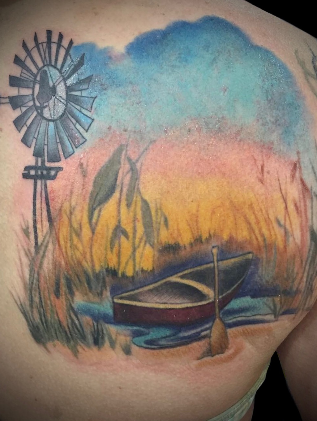 Tattoo by @rubyocity — watercolor