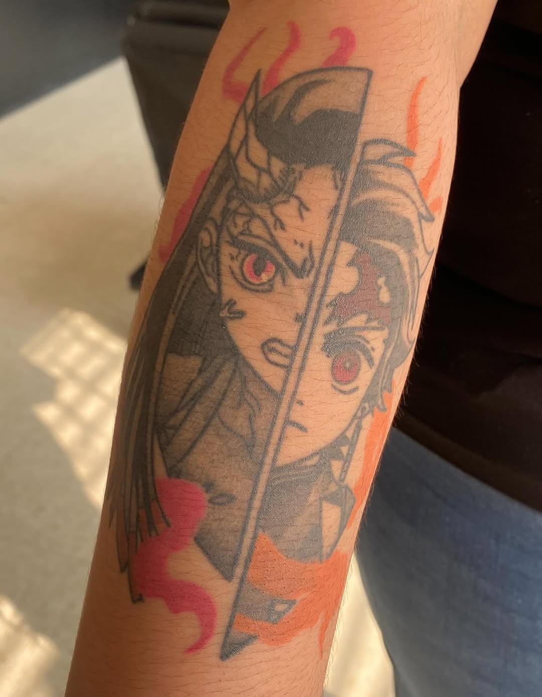 Tattoo by @dr3wmat1c_tattoos โ anime