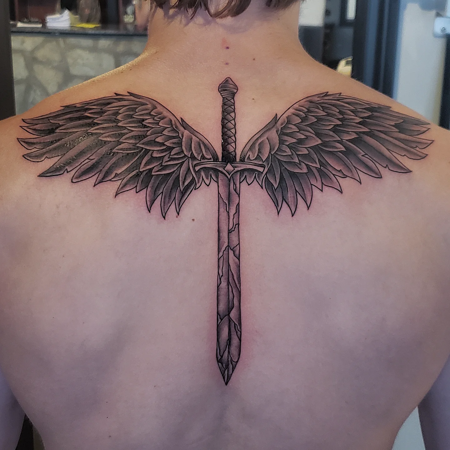 Tattoo by @stevengehlsen — black_and_grey