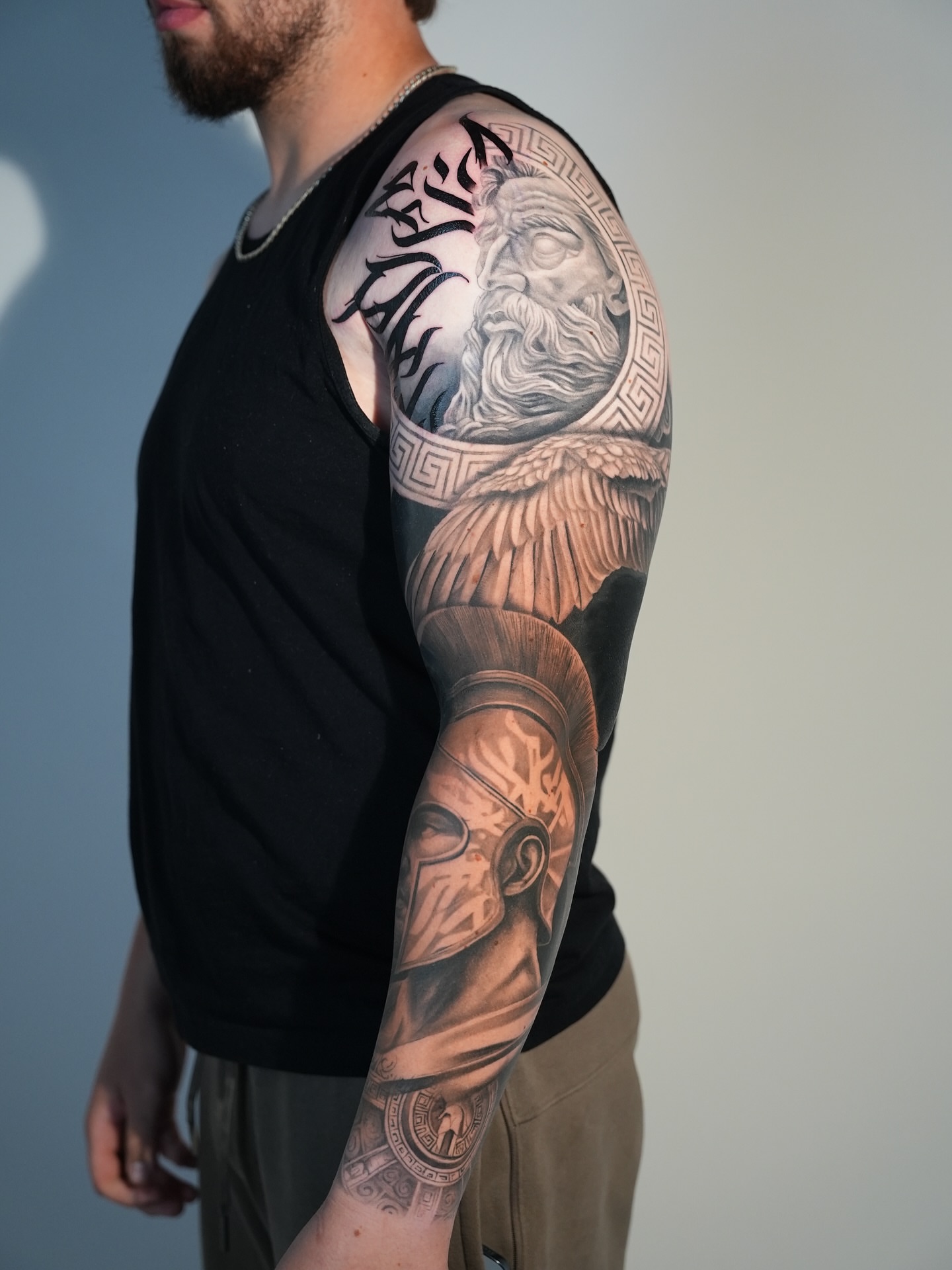 Tattoo by @badvibestattoos — realism, black_and_grey