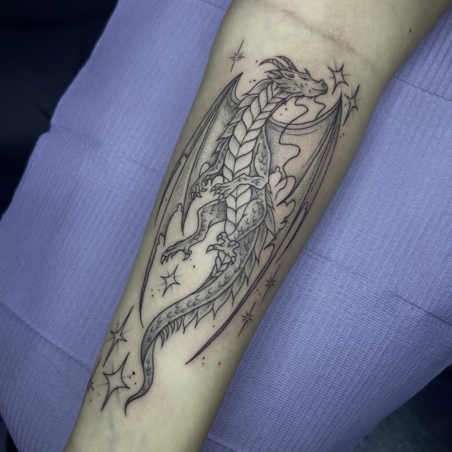 Tattoo by @sweetcarolinetattoo — black_and_grey