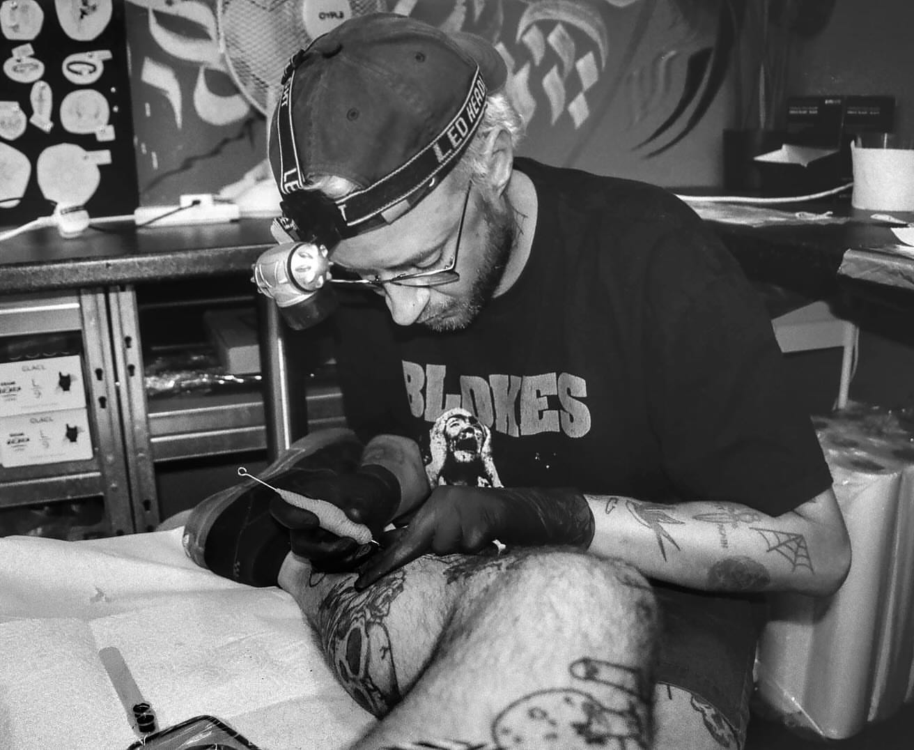 Tattoo by @deadboypokes — black_and_grey