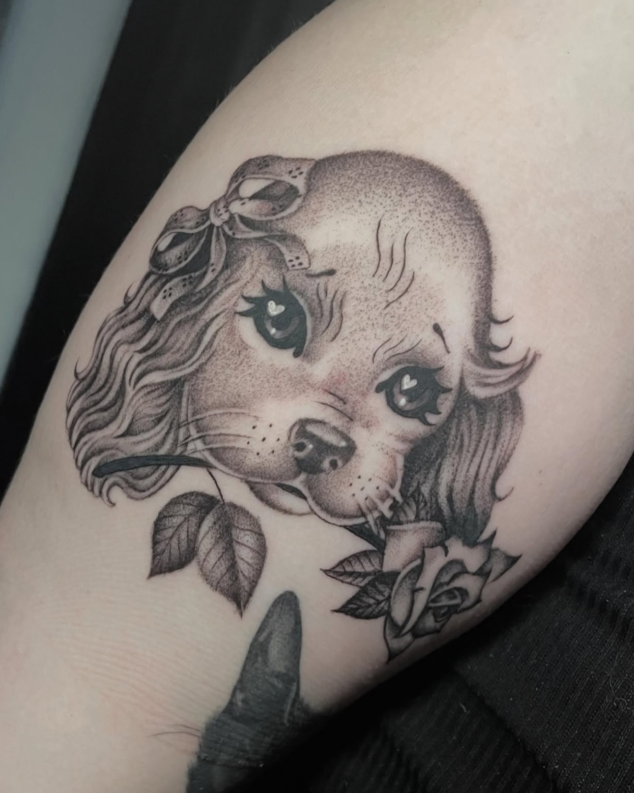 Tattoo by @xens0ul — dotwork, realism