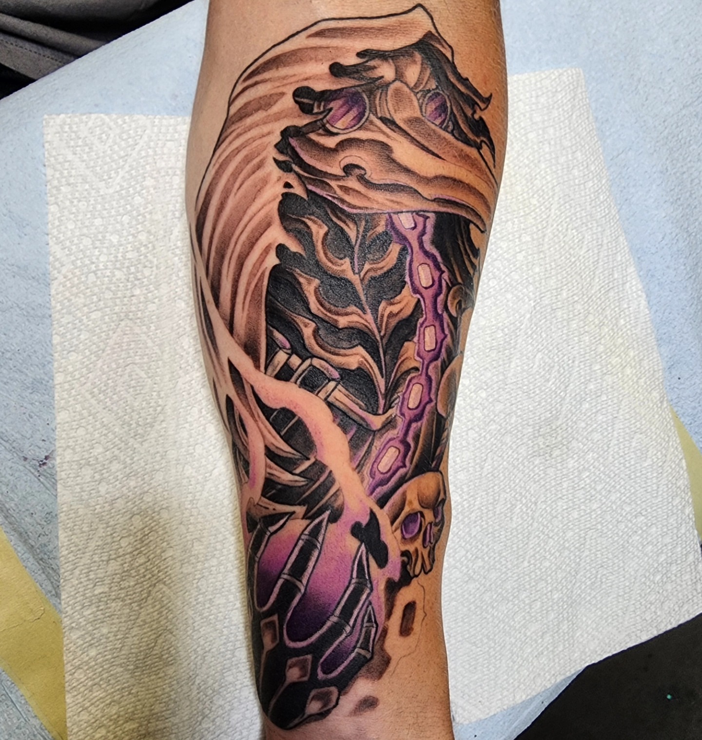 Tattoo by @workofant — dark_realism, realism