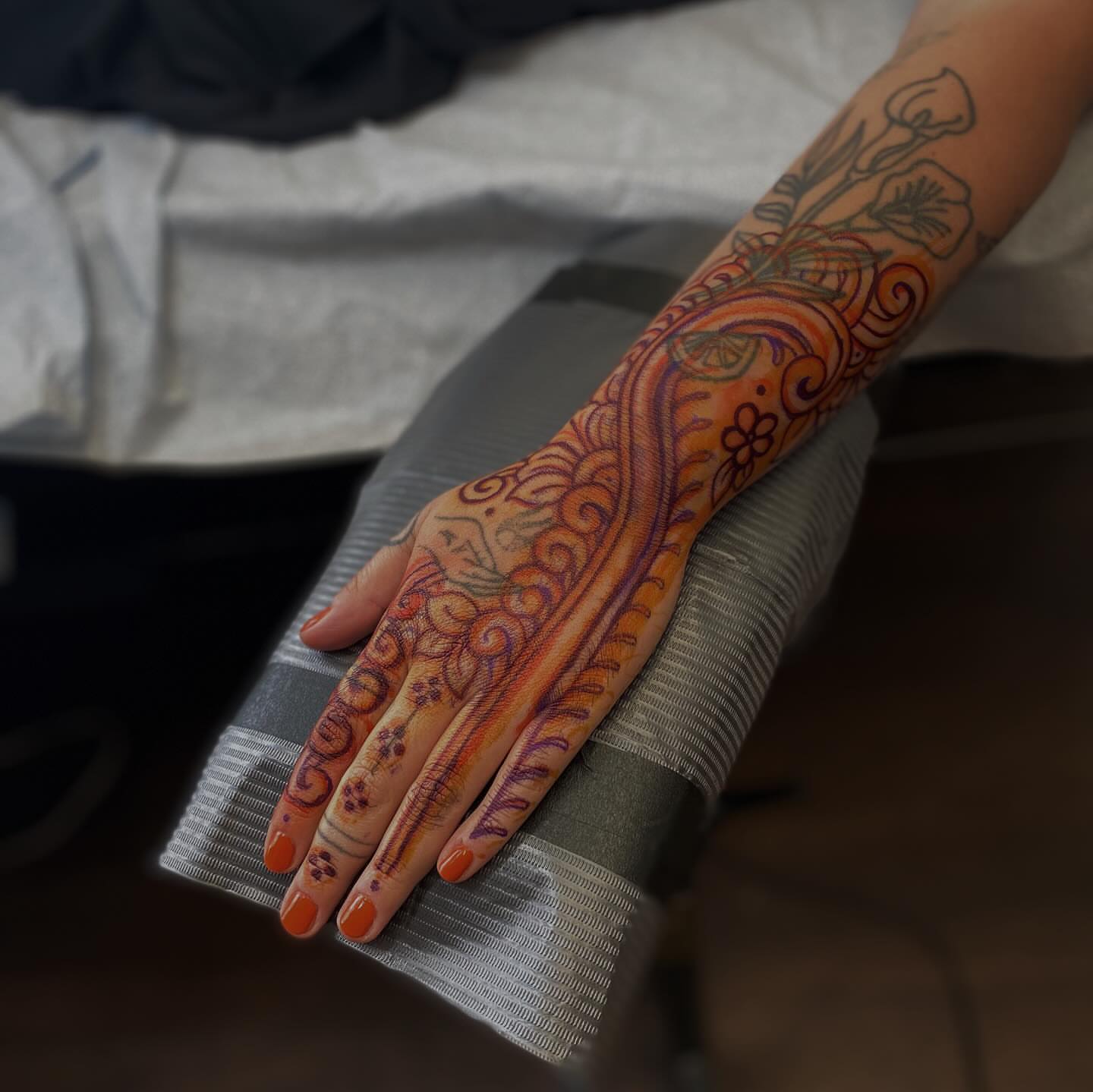 Tattoo by @veronicamussertattoo — ornamental