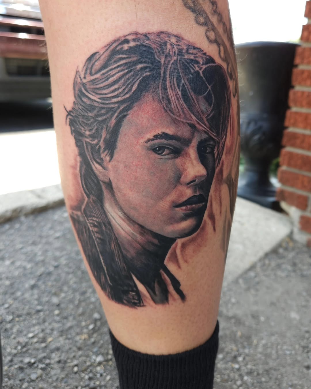 Tattoo by @mitchprestontattoos — realism, black_and_grey