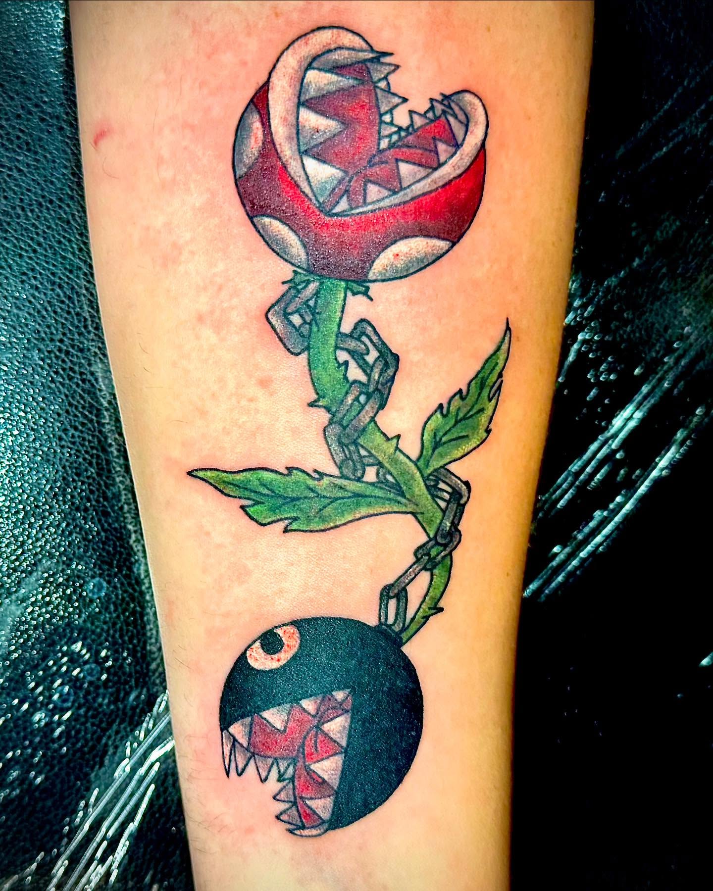 Tattoo by @poppins1384 — geometric, dark_realism