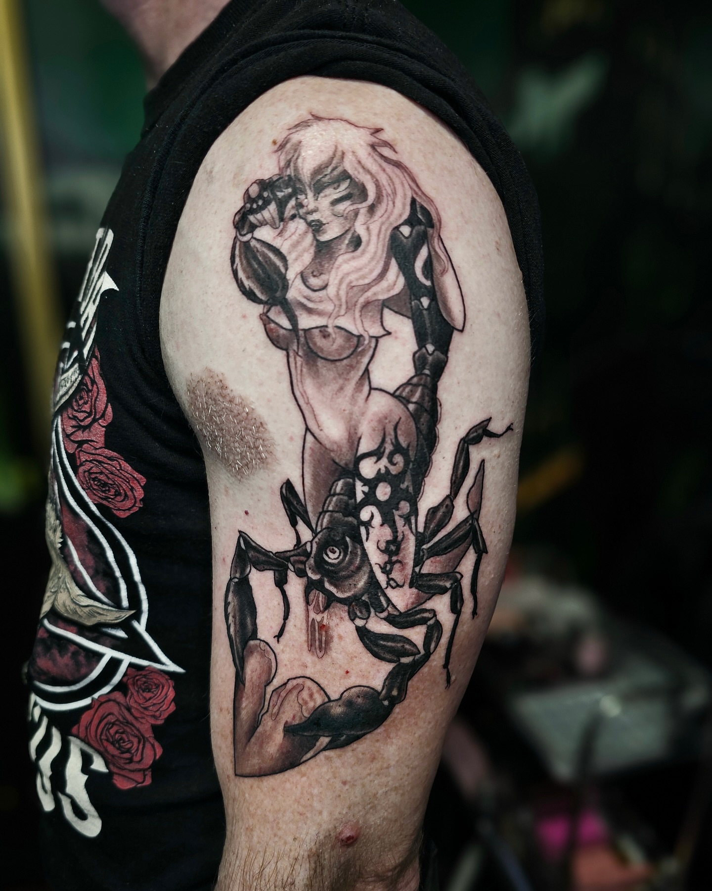 Tattoo by @ellatrick — black_and_grey, realism