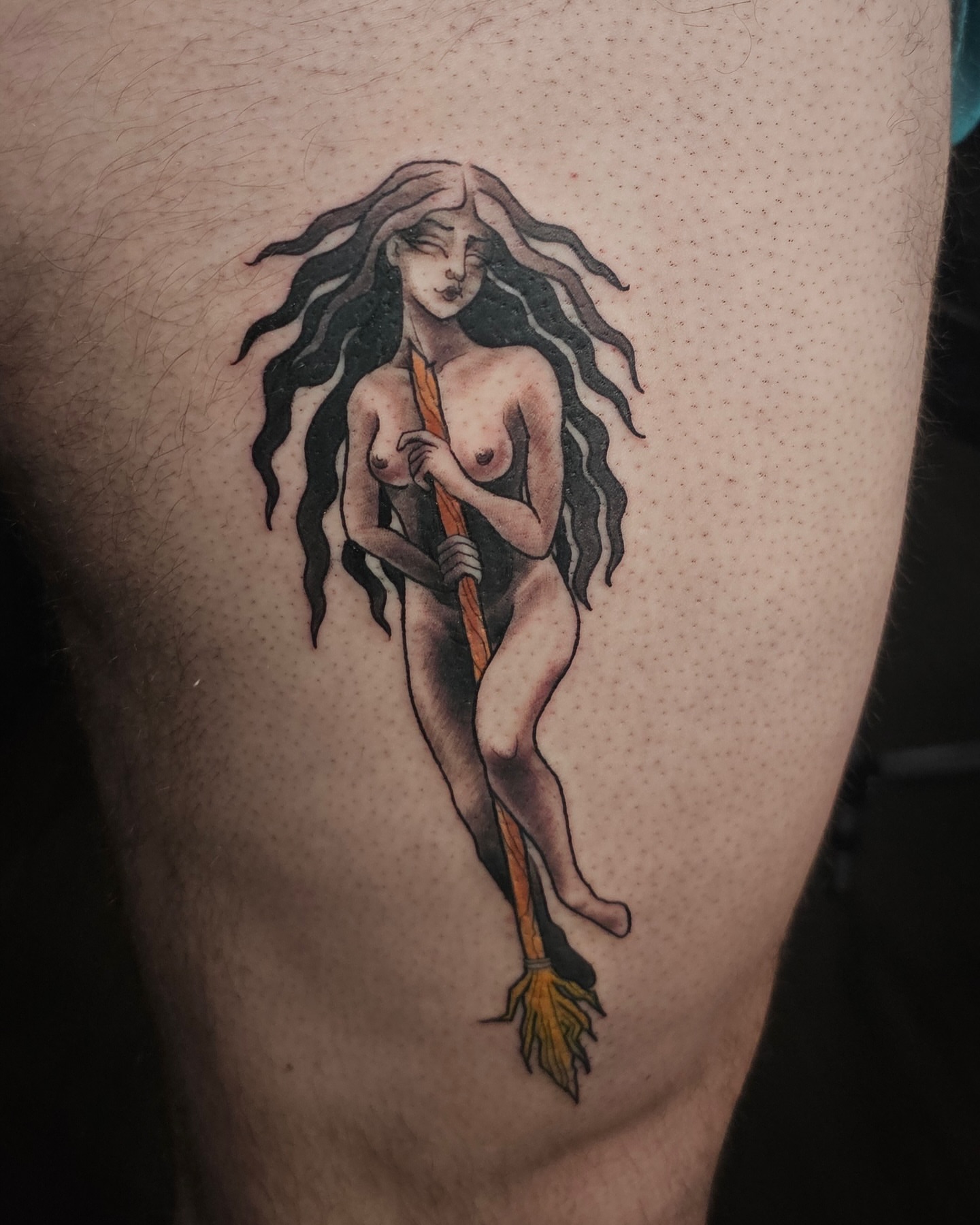 Tattoo by @ellatrick — american_traditional, dotwork