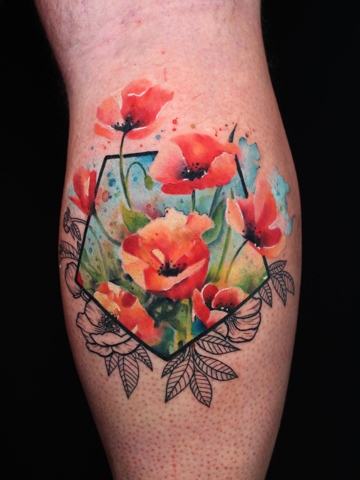 Tattoo by @inkyoursoul — watercolor