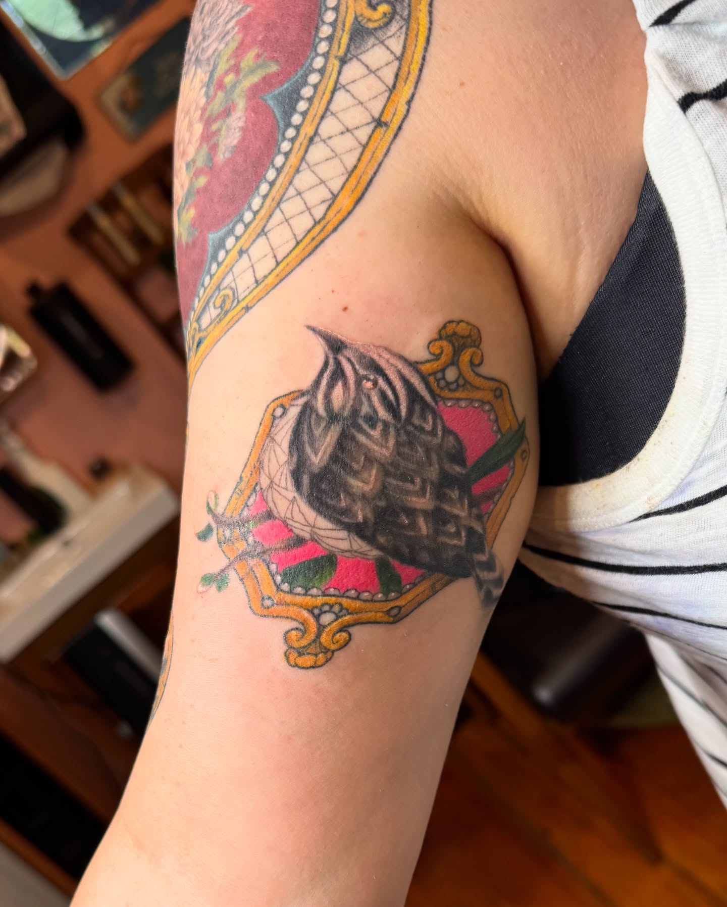 Tattoo by @rebekatattoos — geometric