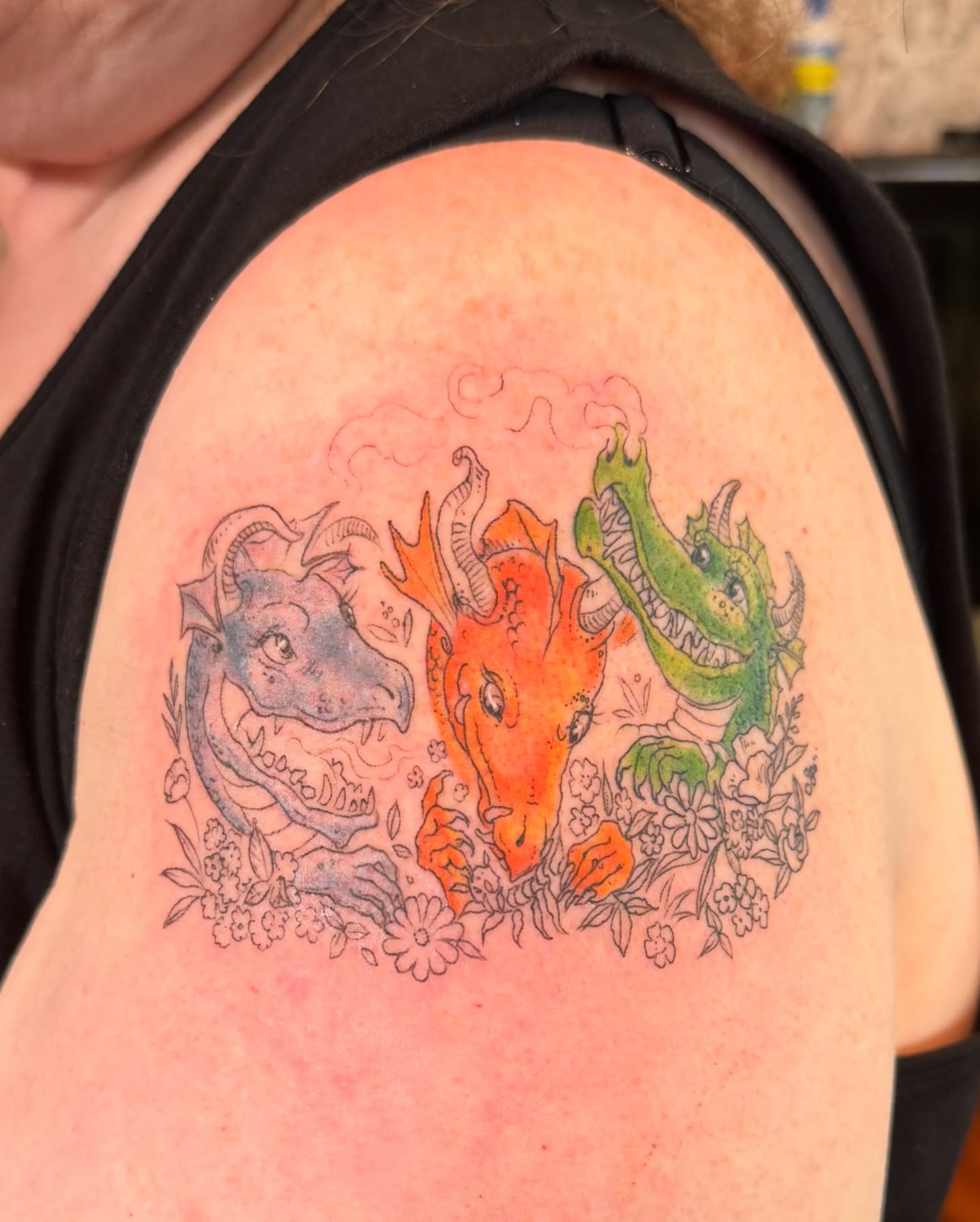Tattoo by @rebekatattoos — new_school, illustrative