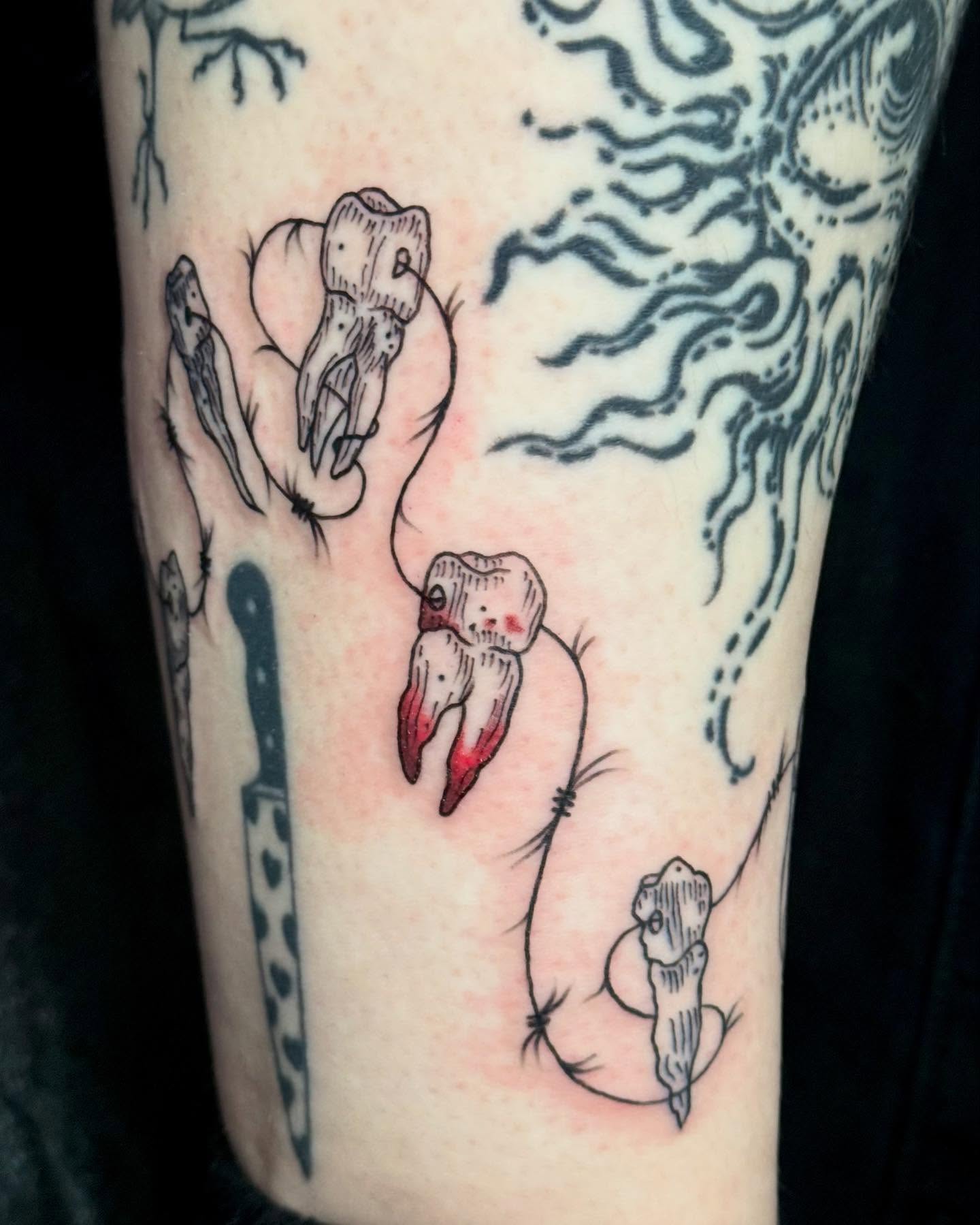 Tattoo by @virginiasamtattoo — neo_traditional, dark_realism