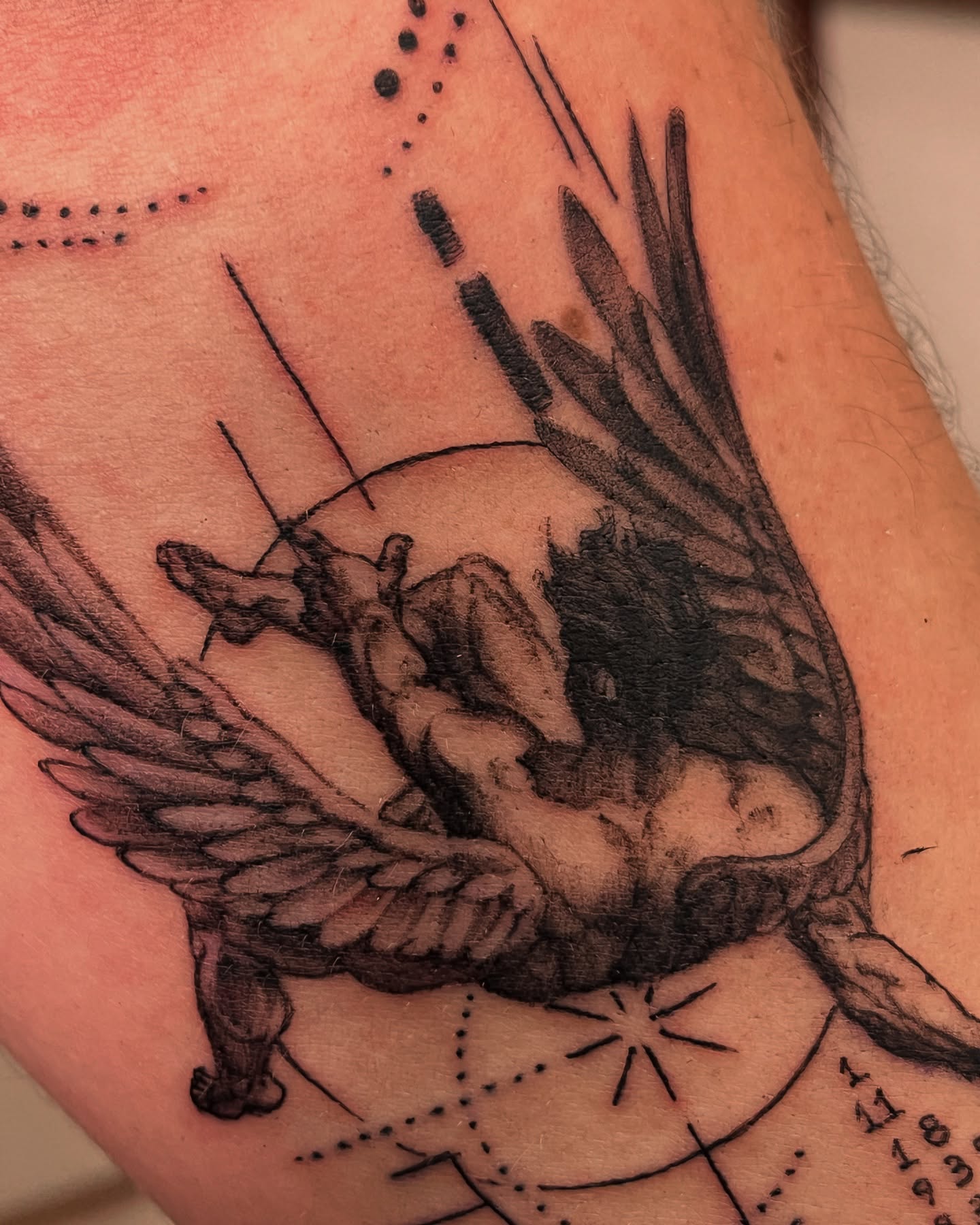 Tattoo by @eudipaula — black_and_grey, realism