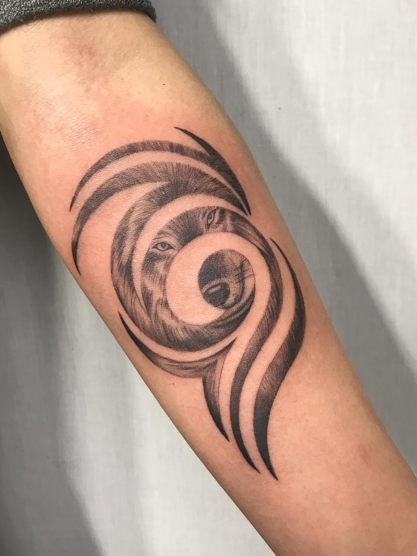 Tattoo by @tatubuny — black_and_grey, realism