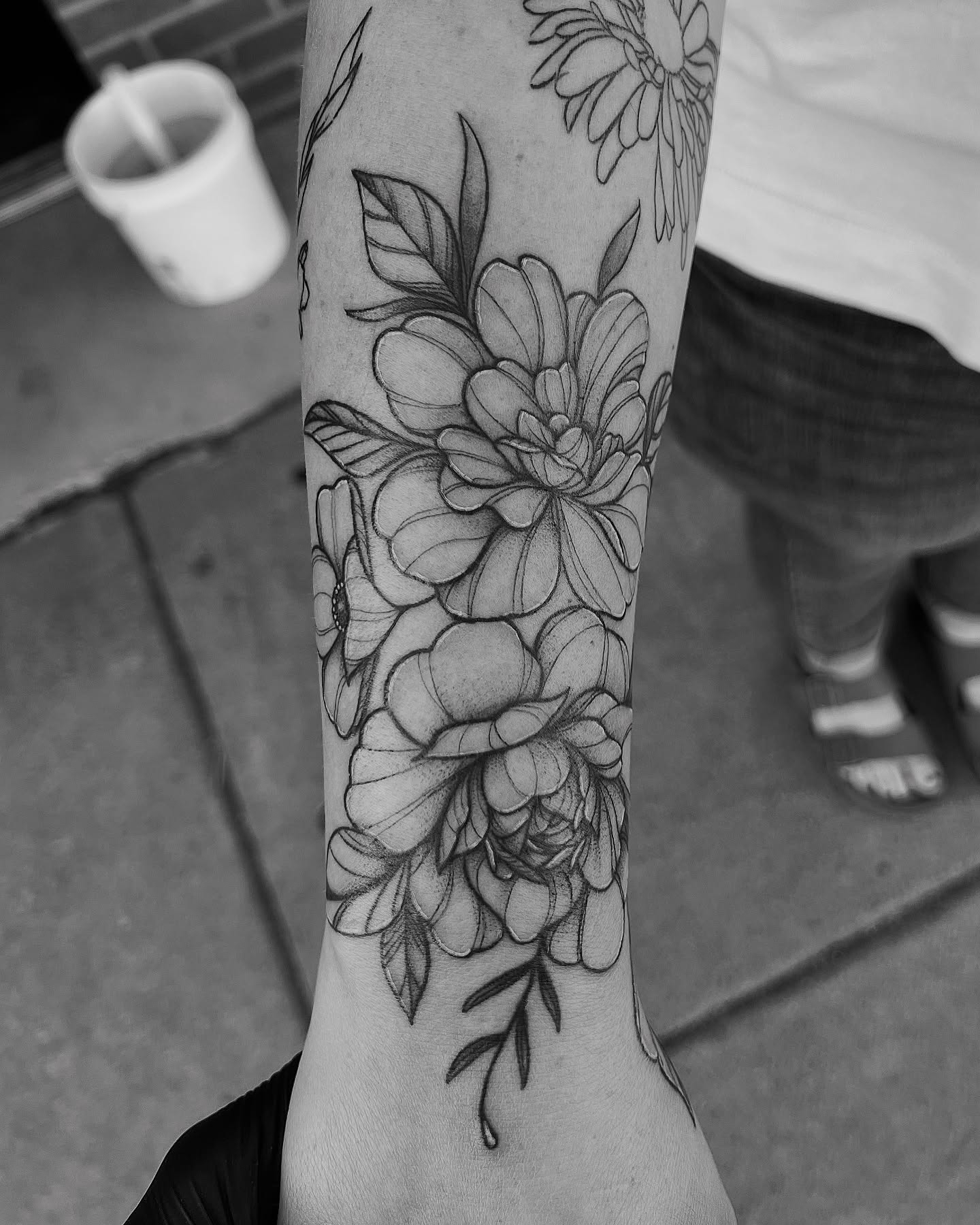 Tattoo by @kittymarietattoos โ black_and_grey