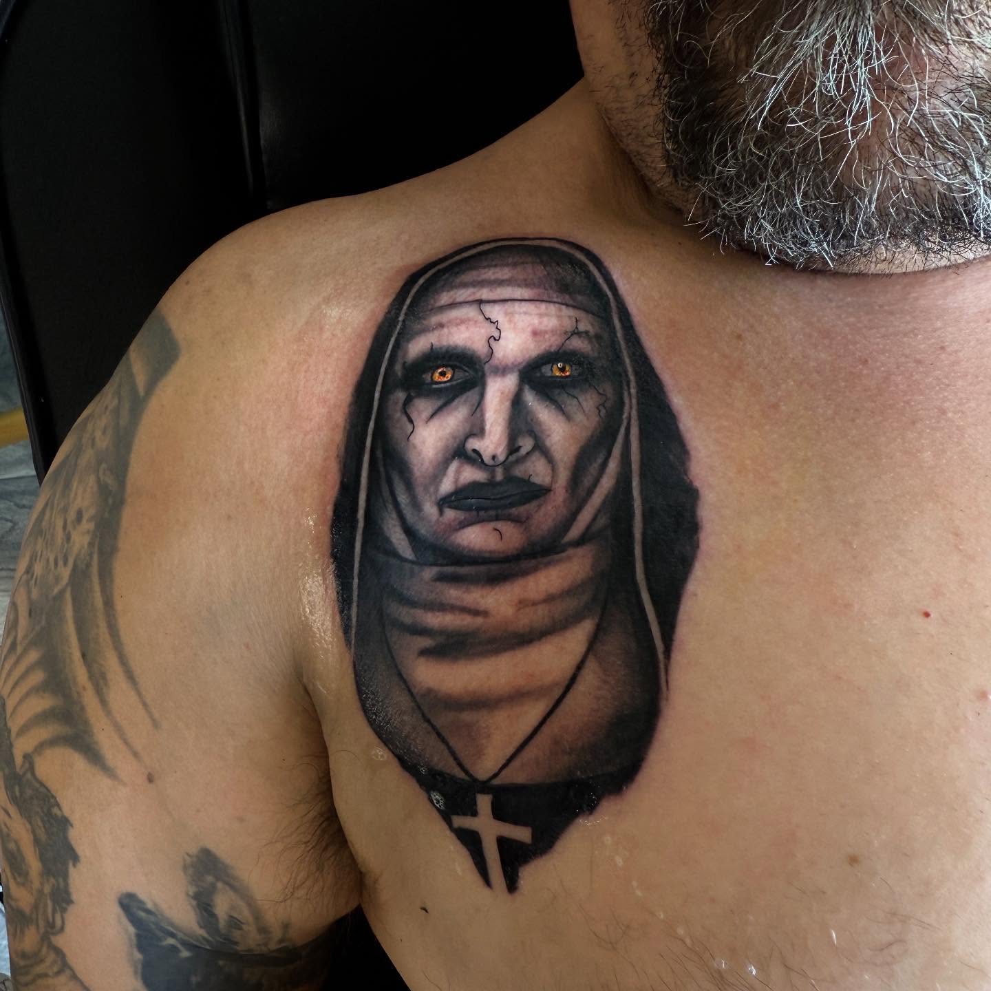 Tattoo by @mom_tats — dark_realism