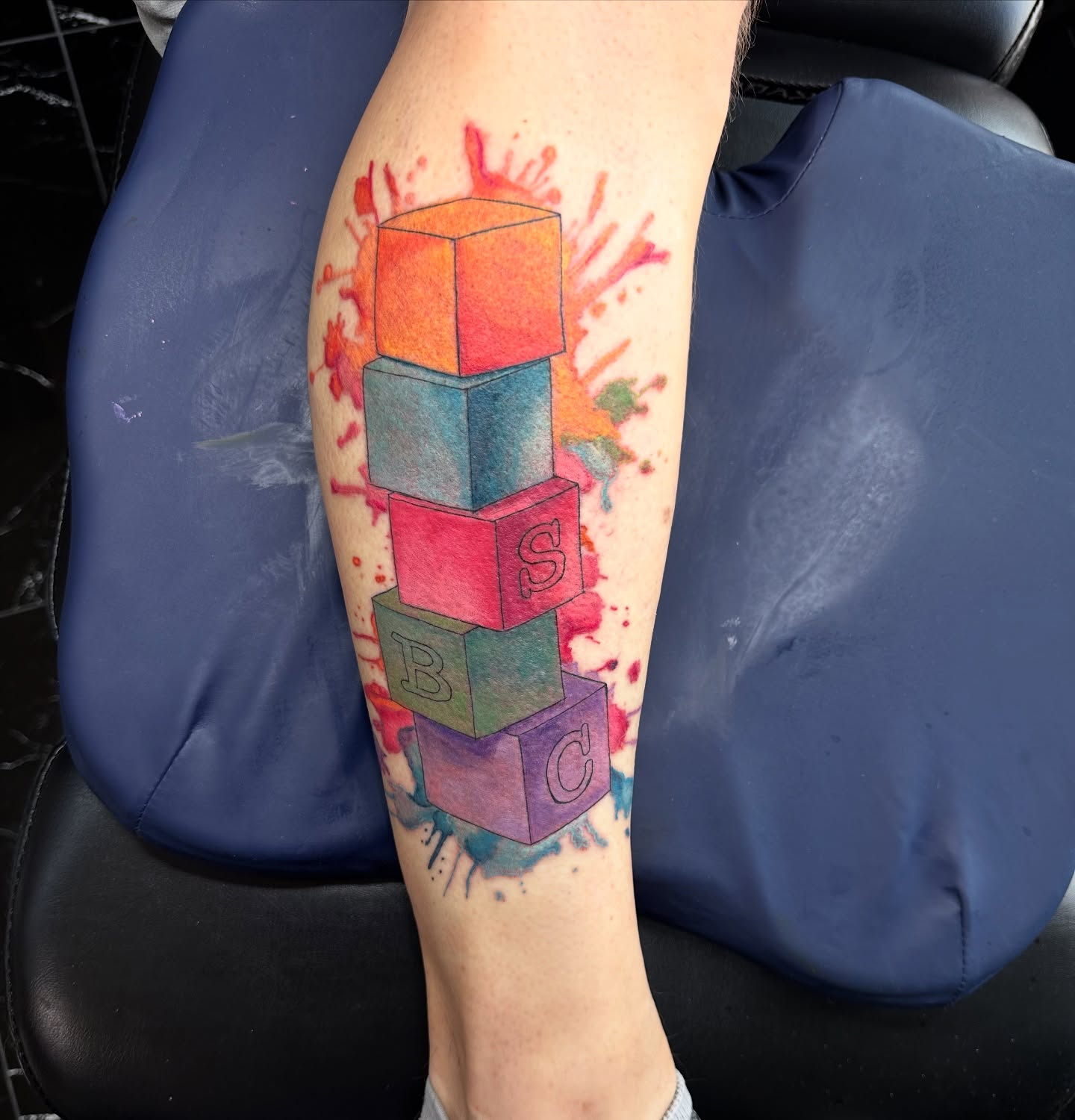 Tattoo by @jinx_ryder — watercolor