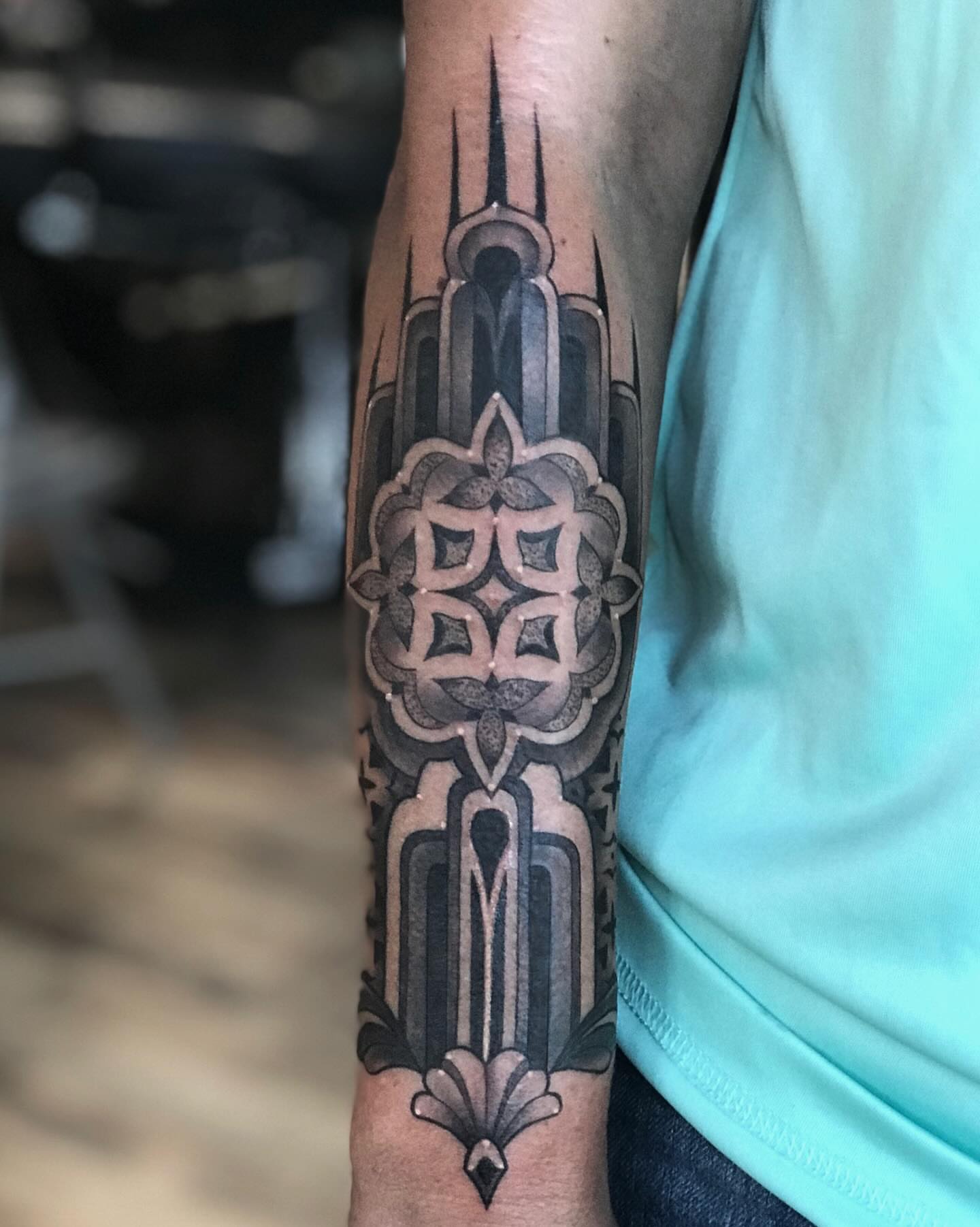 Tattoo by @heathersyvilla — geometric