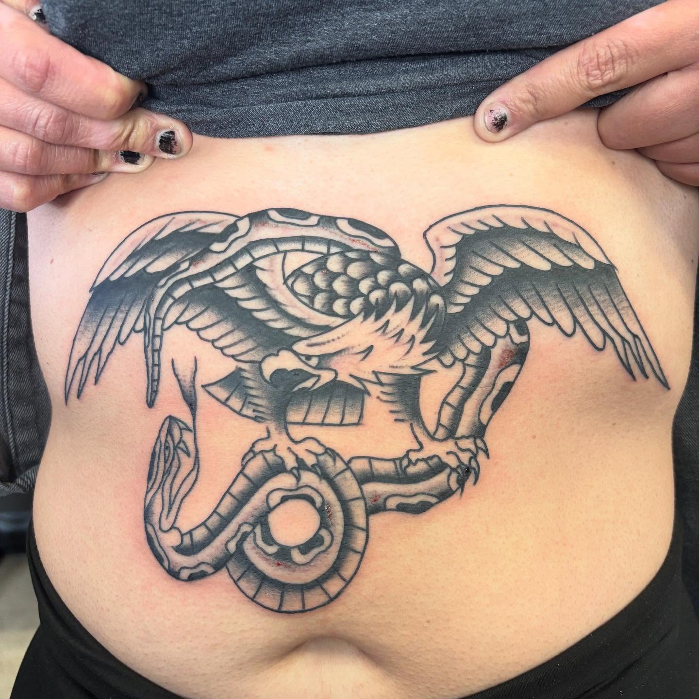 Tattoo by @thegonz541 β american_traditional, black_and_grey