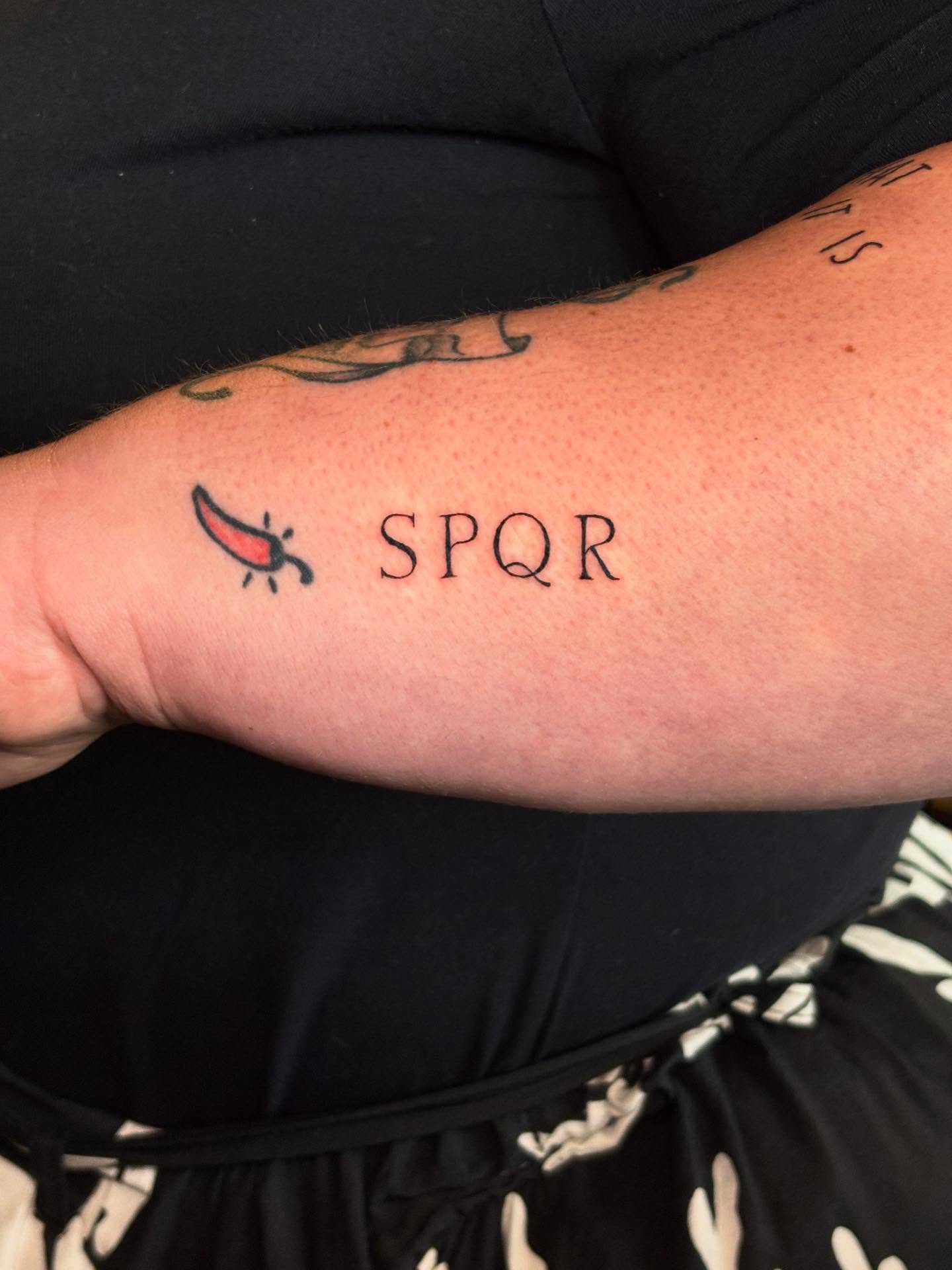 Tattoo by @_vanessa.ink_ β lettering_script