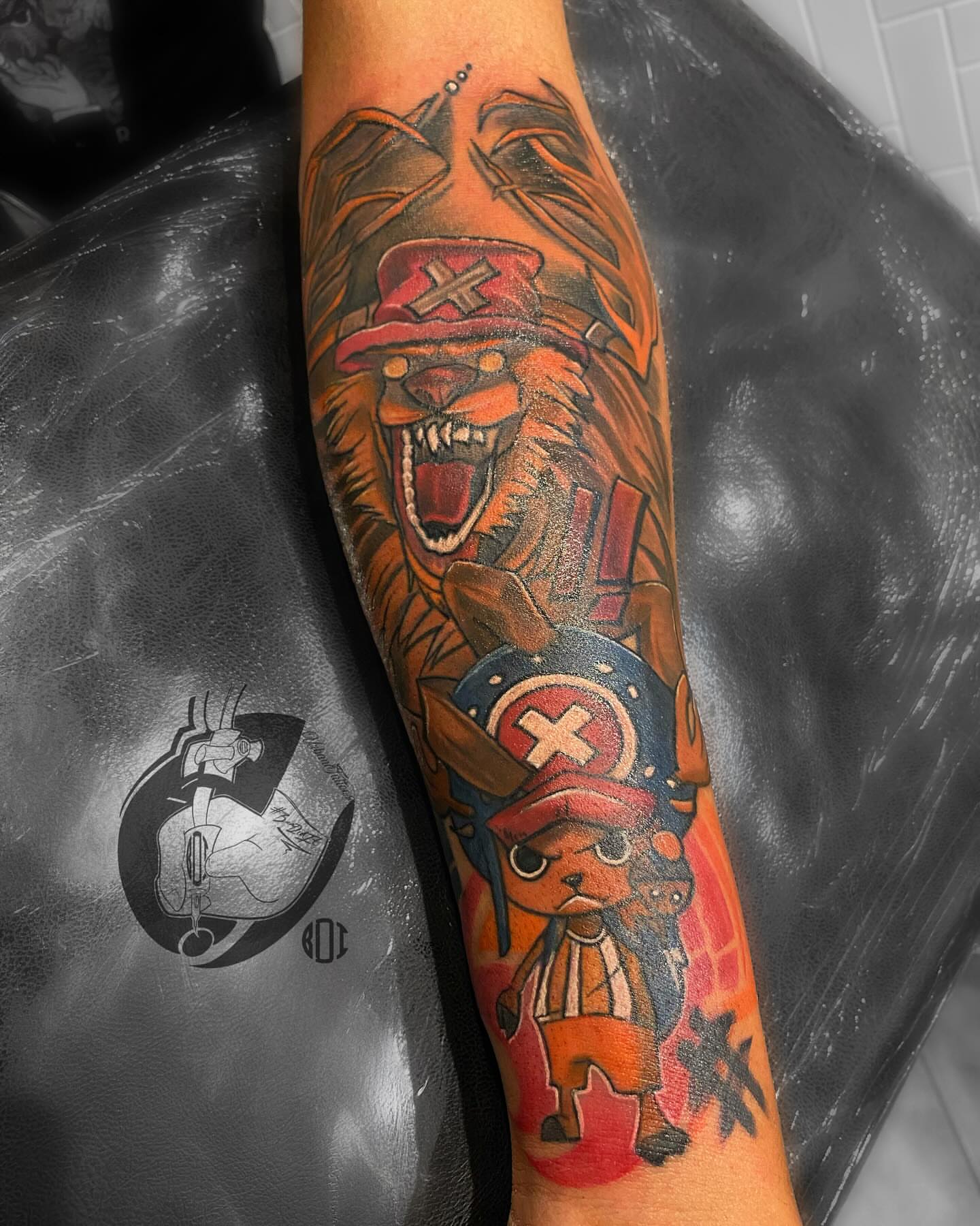 Tattoo by @urbantattoos — american_traditional, dotwork