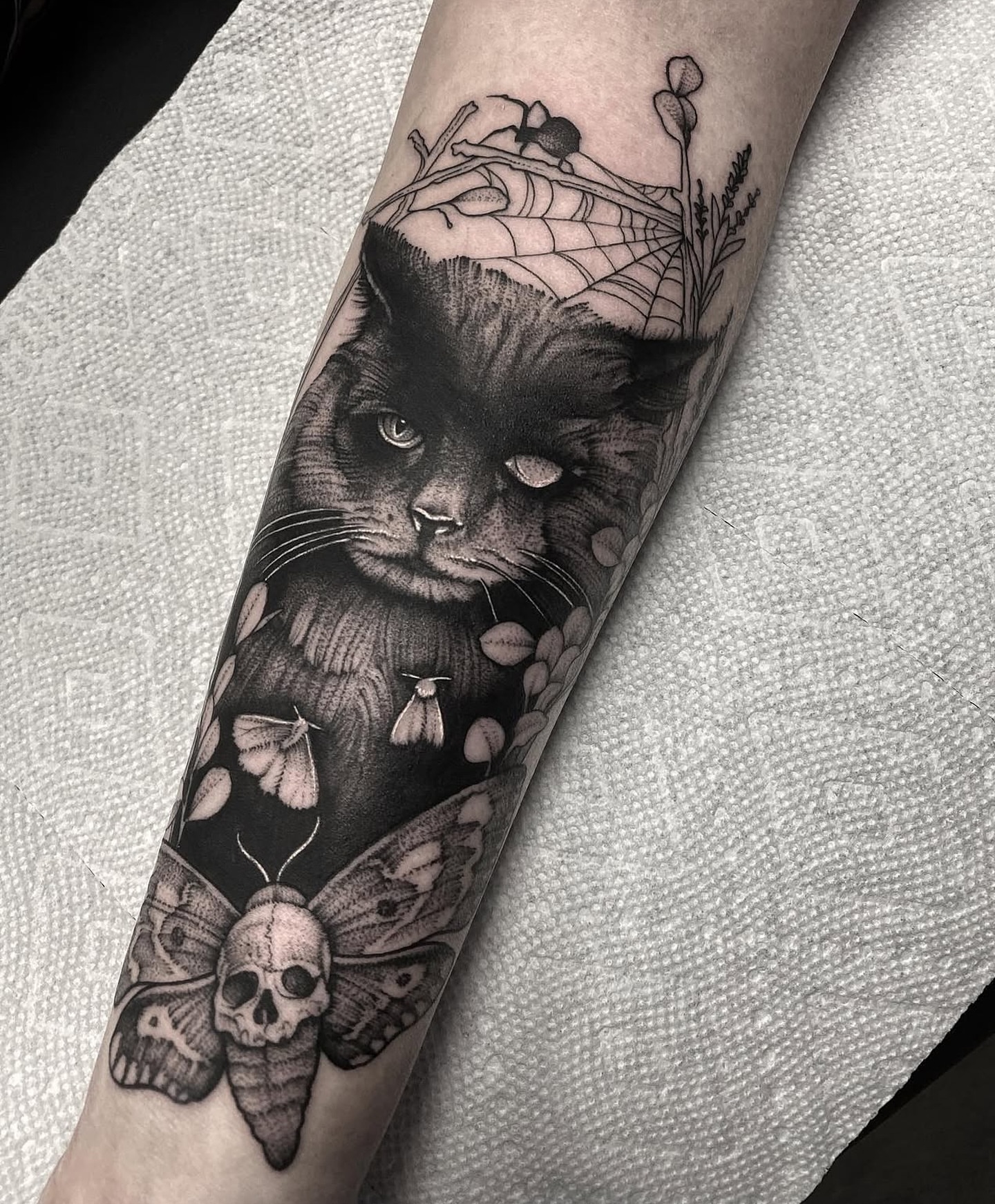 Tattoo by @finelineperception — realism, dark_realism