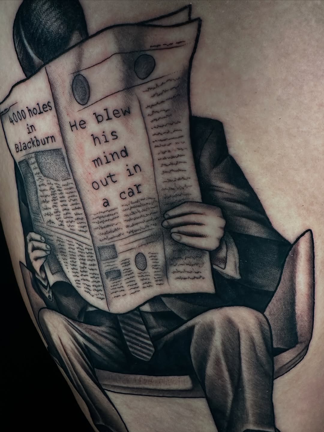 Tattoo by @samdoestattoos โ realism, black_and_grey