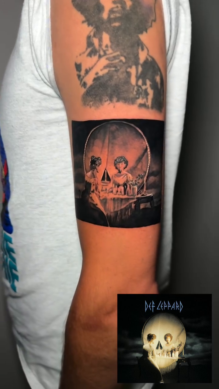 Tattoo by @inklayr β realism, black_and_grey