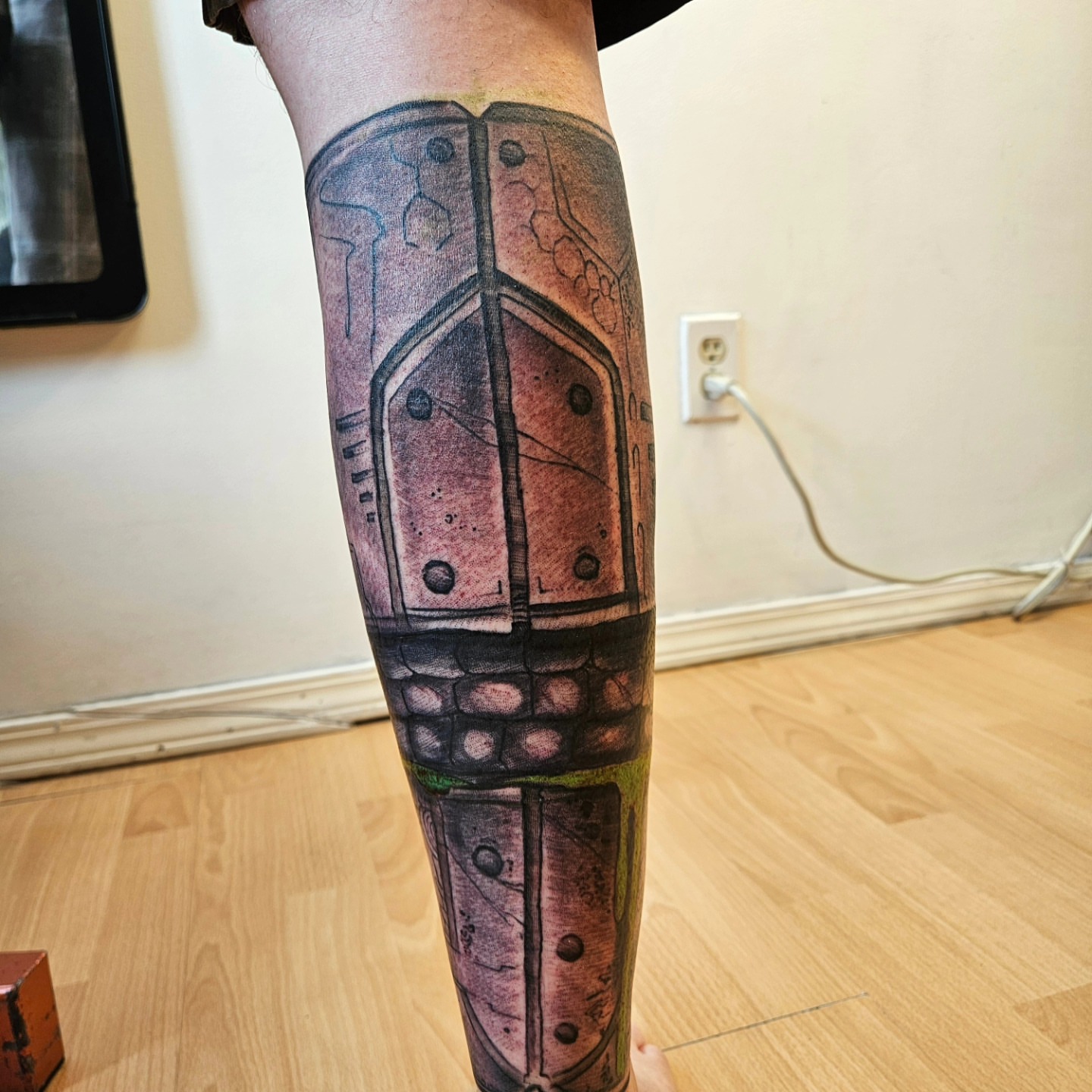 Tattoo by @jasonpellandtattoo — geometric, realism