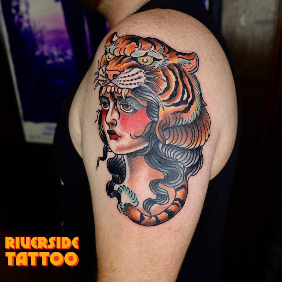 Tattoo by @shawzyriverside — american_traditional, realism