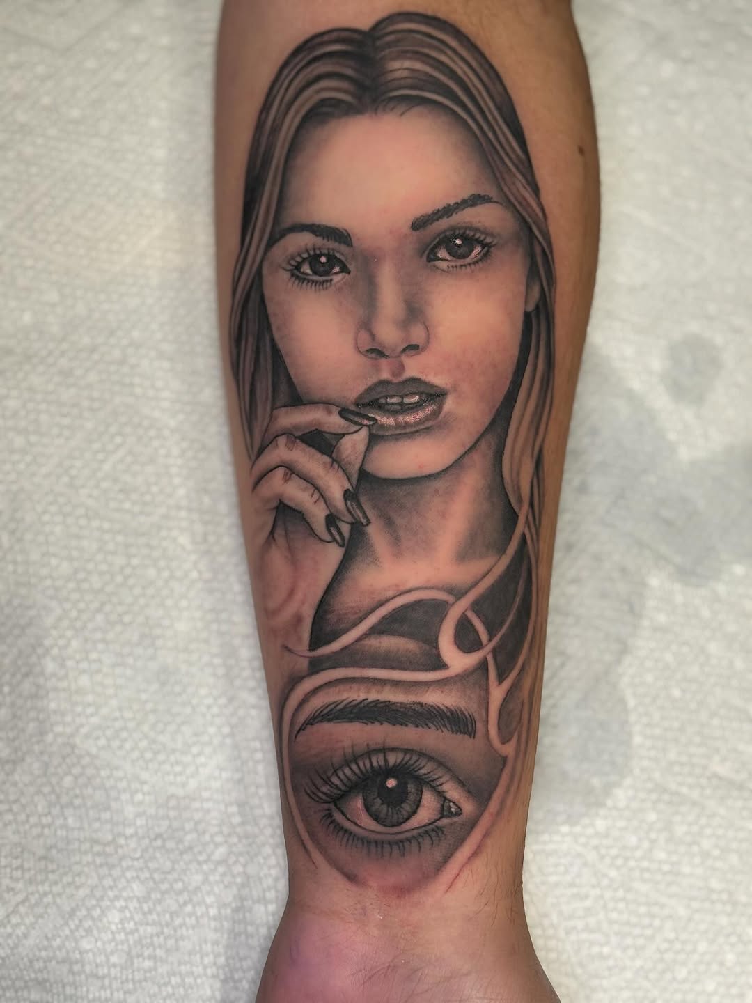 Tattoo by @bobby_daggers — realism, black_and_grey