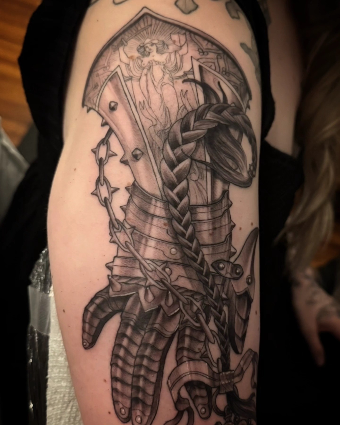 Tattoo by @rkraiza โ black_and_grey, realism