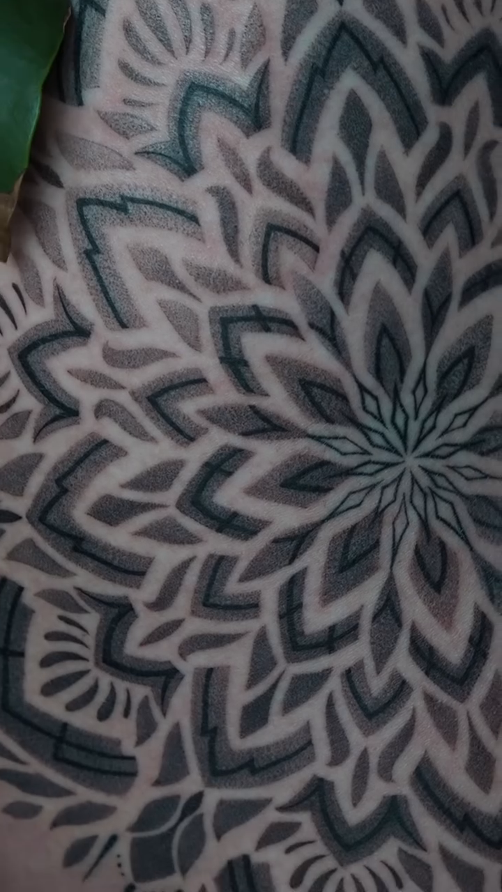 Tattoo by @pakhanova — geometric, ornamental
