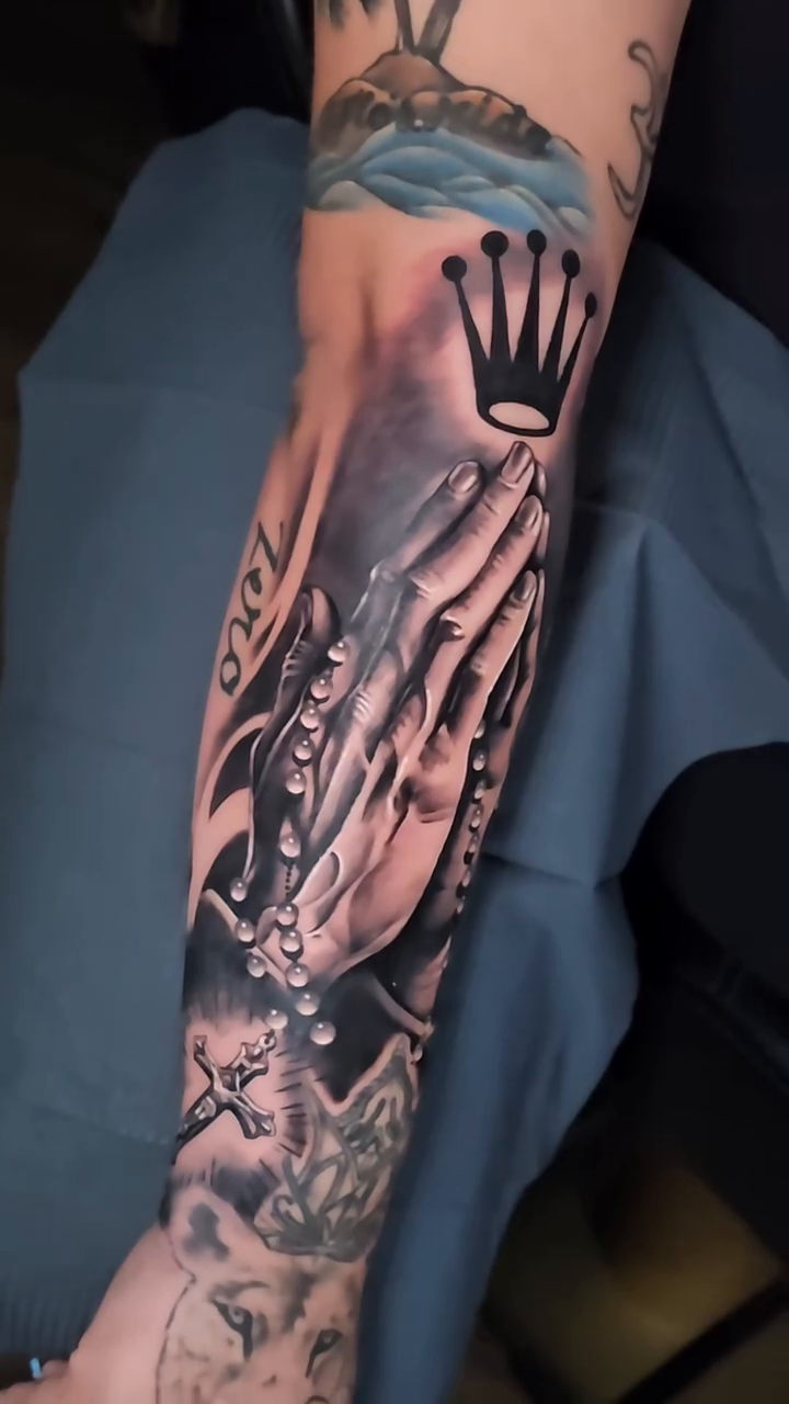 Tattoo by @truepigments — black_and_grey, realism