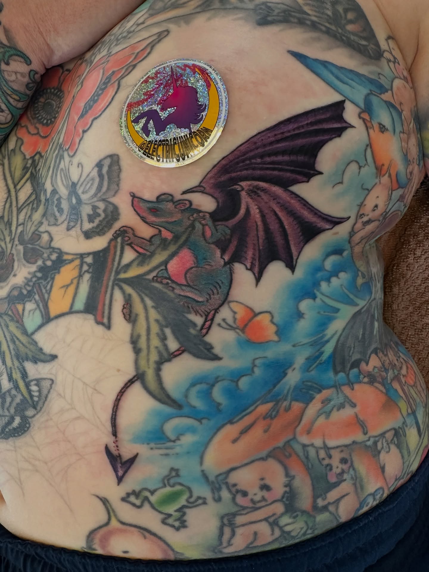 Tattoo by @electricunicorn — new_school, surrealism