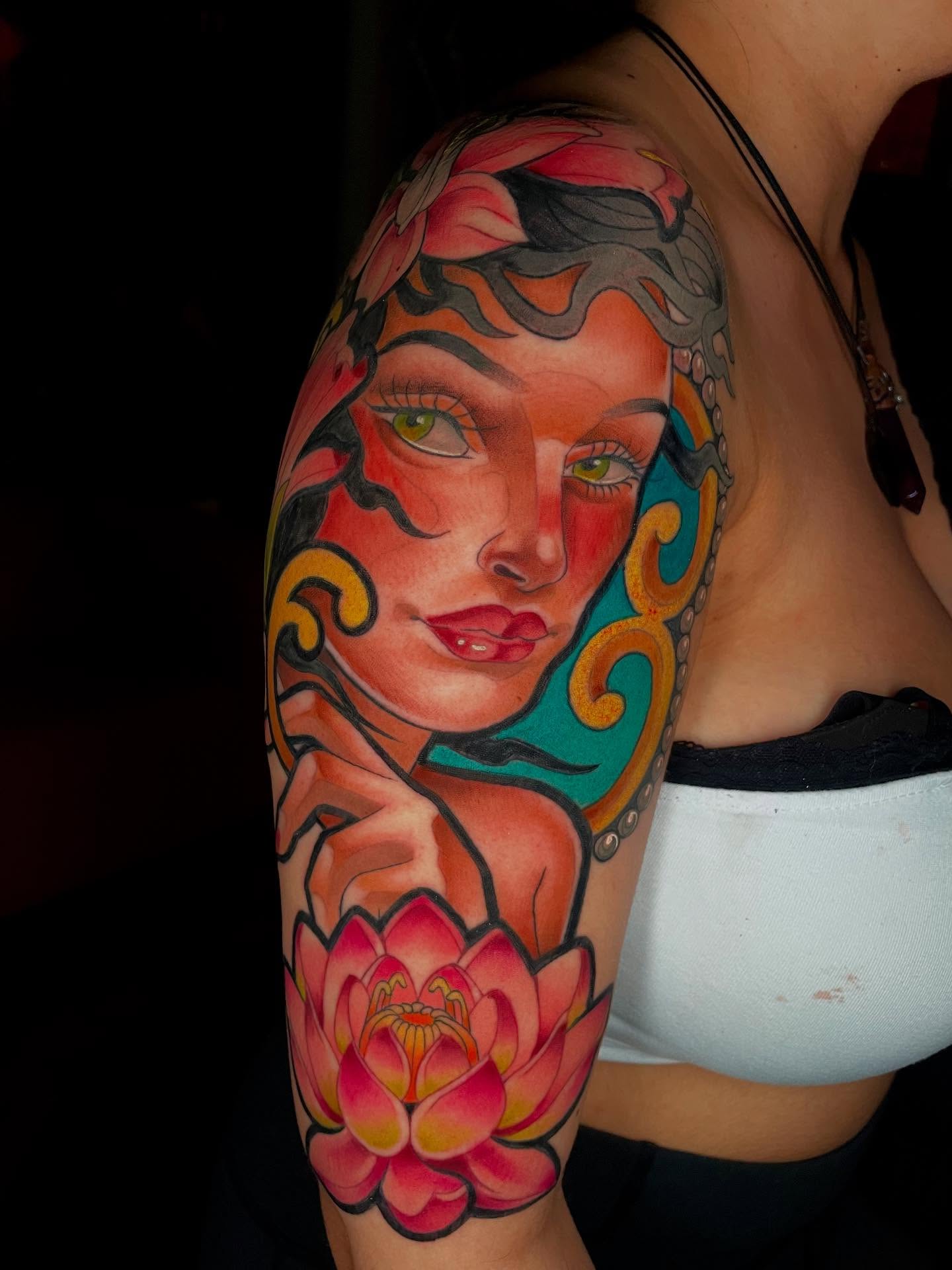Tattoo by @xens0ul — american_traditional, realism