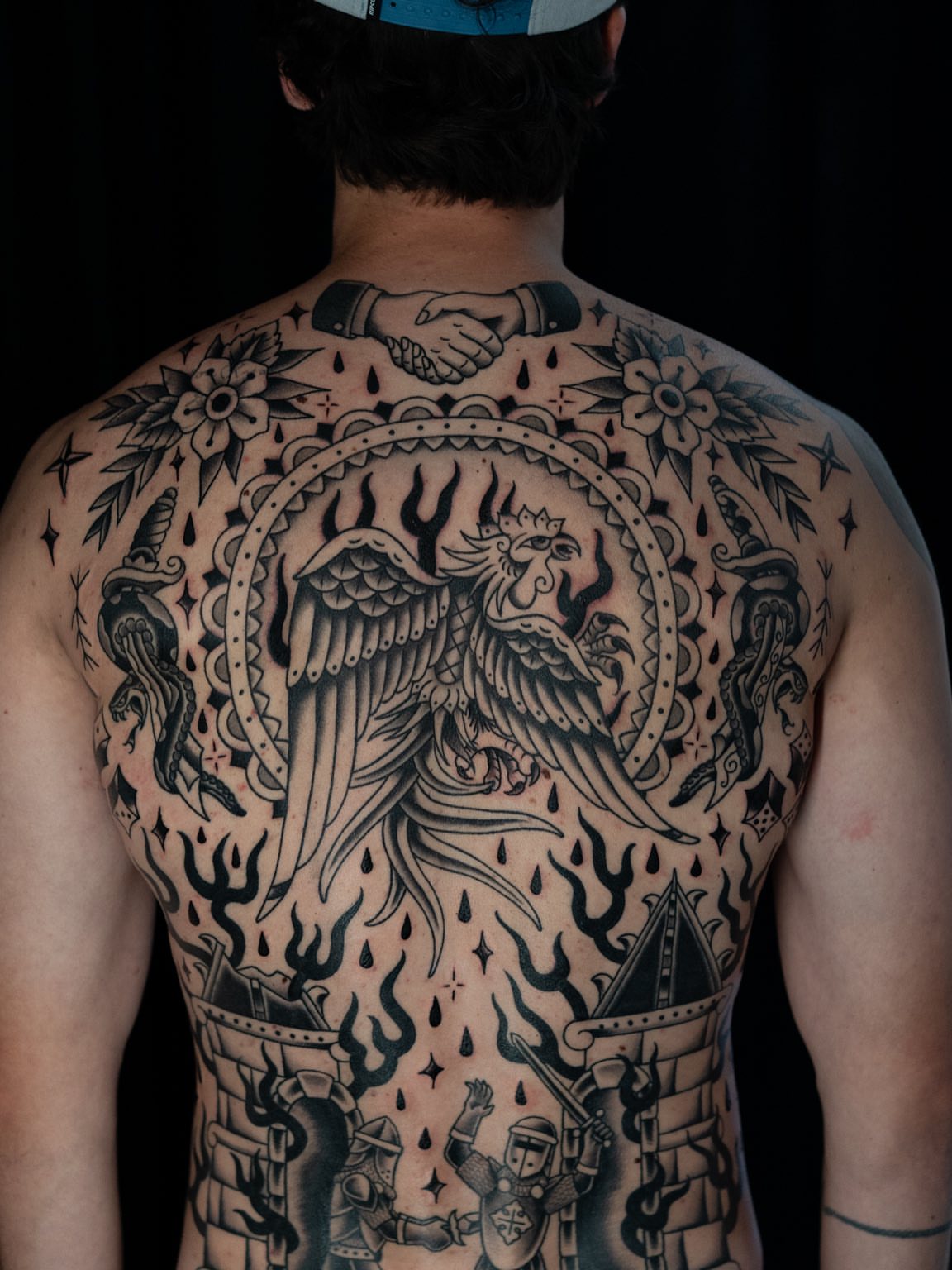 Tattoo by @michelparisay — american_traditional, black_and_grey