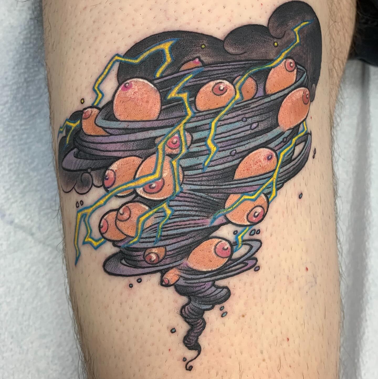 Tattoo by @thebracamonster — surrealism