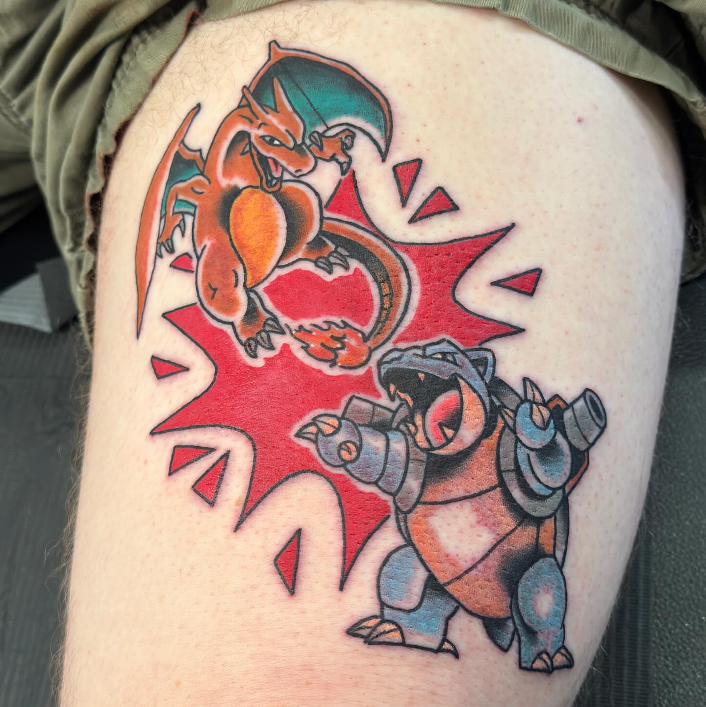 Tattoo by @dpatricktattoo — american_traditional, dotwork