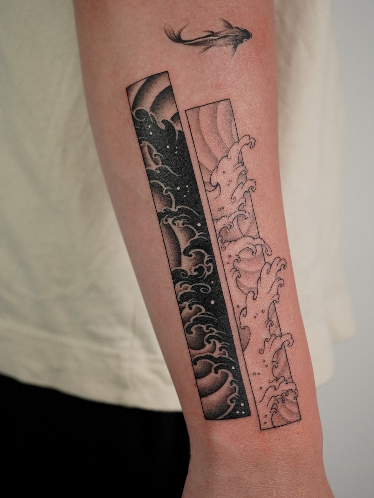 Tattoo by @153cm_tattoo — black_and_grey