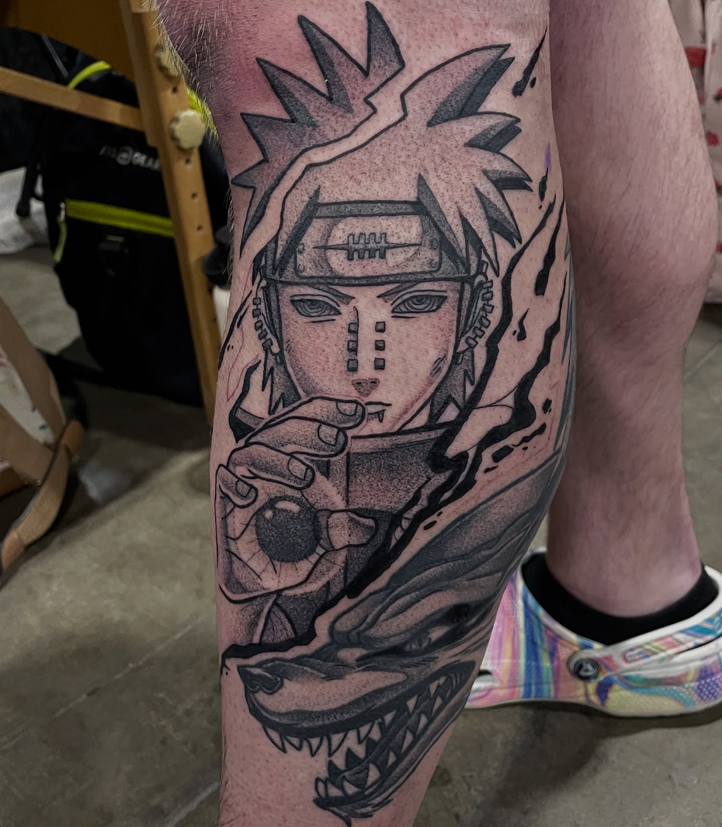 Tattoo by @hhaylayy — anime