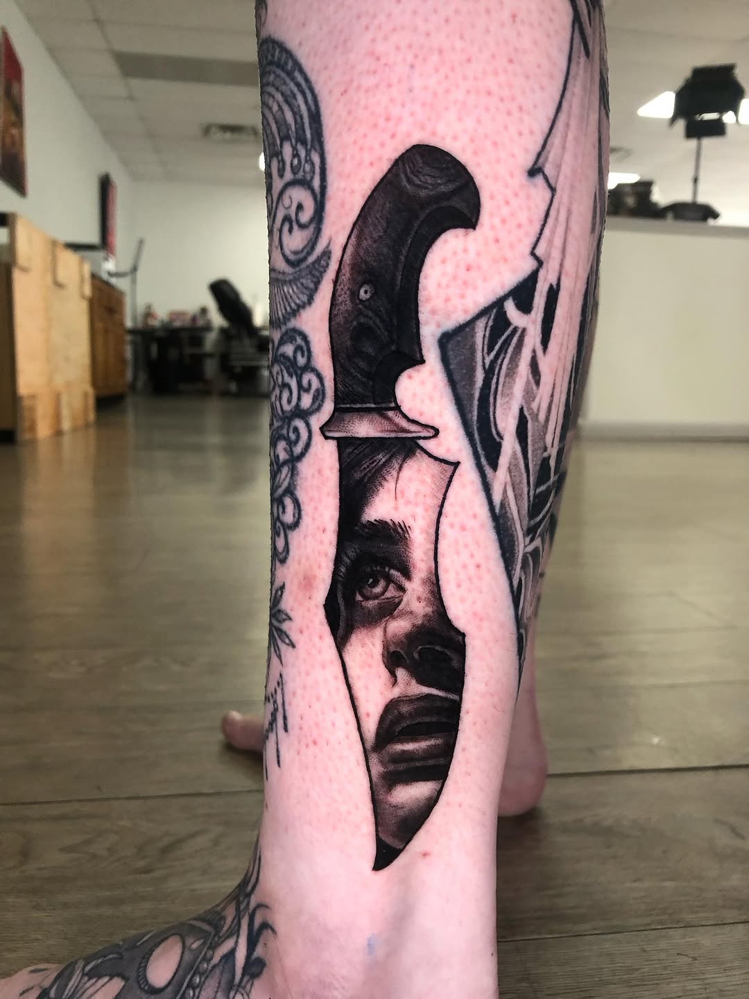Tattoo by @elijahdejesus_art — black_and_grey, realism