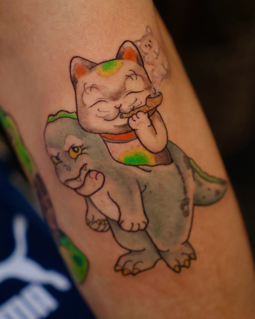 Tattoo by @rihantattoo — dotwork