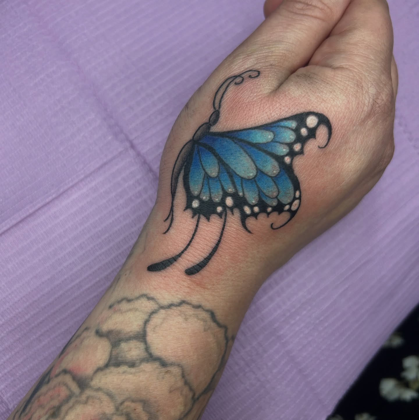 Tattoo by @sweetcarolinetattoo — dotwork